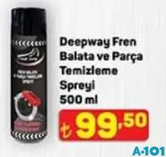 DEEPWAY FREN BALATA VE PARÇA TEMİZLEME SPREYİ 500 ML fiyat ve kampanya bilgisi